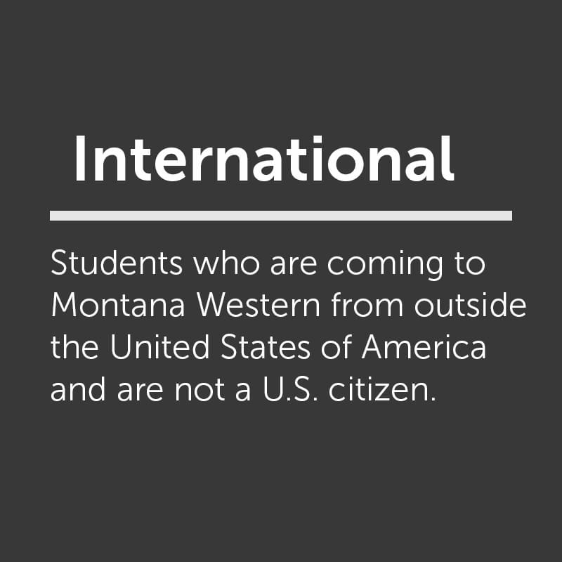 INTERNATIONAL University of Montana Western