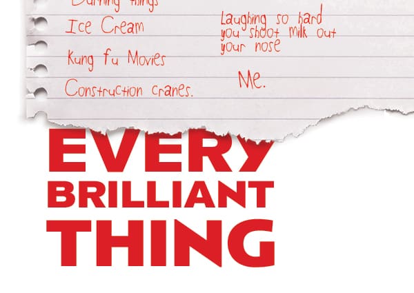 Every Brilliant Thing, UMW Theater Production