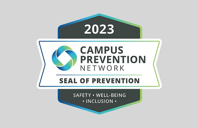 Campus Prevention Network (CPN) Seal of Prevention by Vector Solutions.