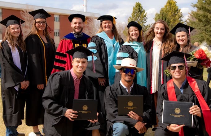 Group of Montana Western Faculty and Graduates