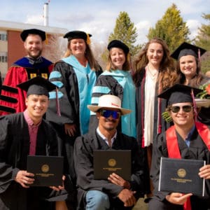 Group of Montana Western Faculty and Graduates