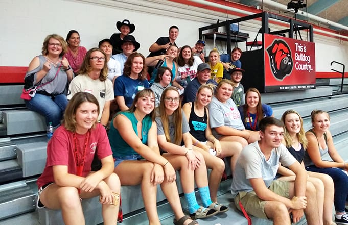TRIO Students Enjoy Volleyball Game