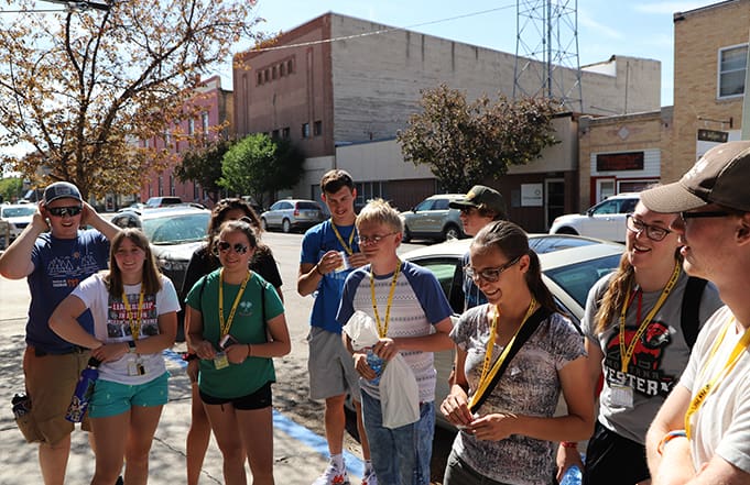 UMW Students Explore Downtown Dillon