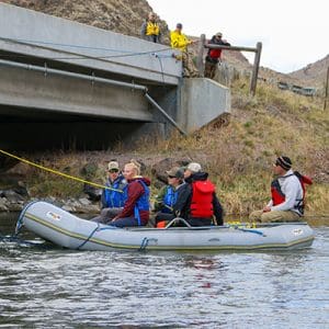 Students on River for Backcountry Skills and Leadership Course