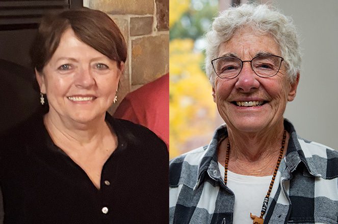 Sani Sloan and Charlene Loge