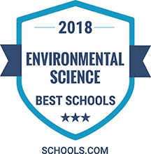 2018 Schools.com Environmental Science Best Schools Award